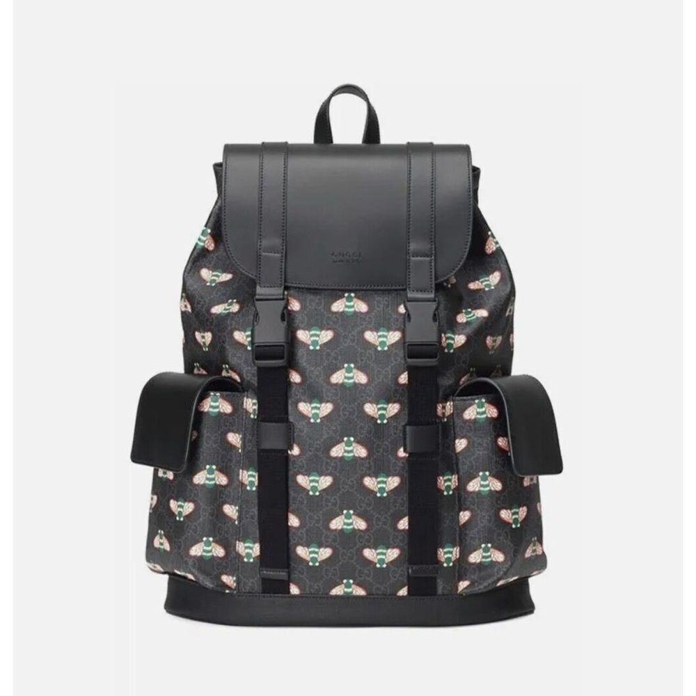 🐝 GUCCI Bestiary GG Supreme Bee Backpack – EUC 🐝